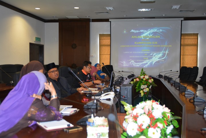 Lawatan Pasukan Kumpulan Inovatif Dan Kreatif (KIK) Jabatan Kehakiman Syariah Negeri Sembilan (JKSNS)