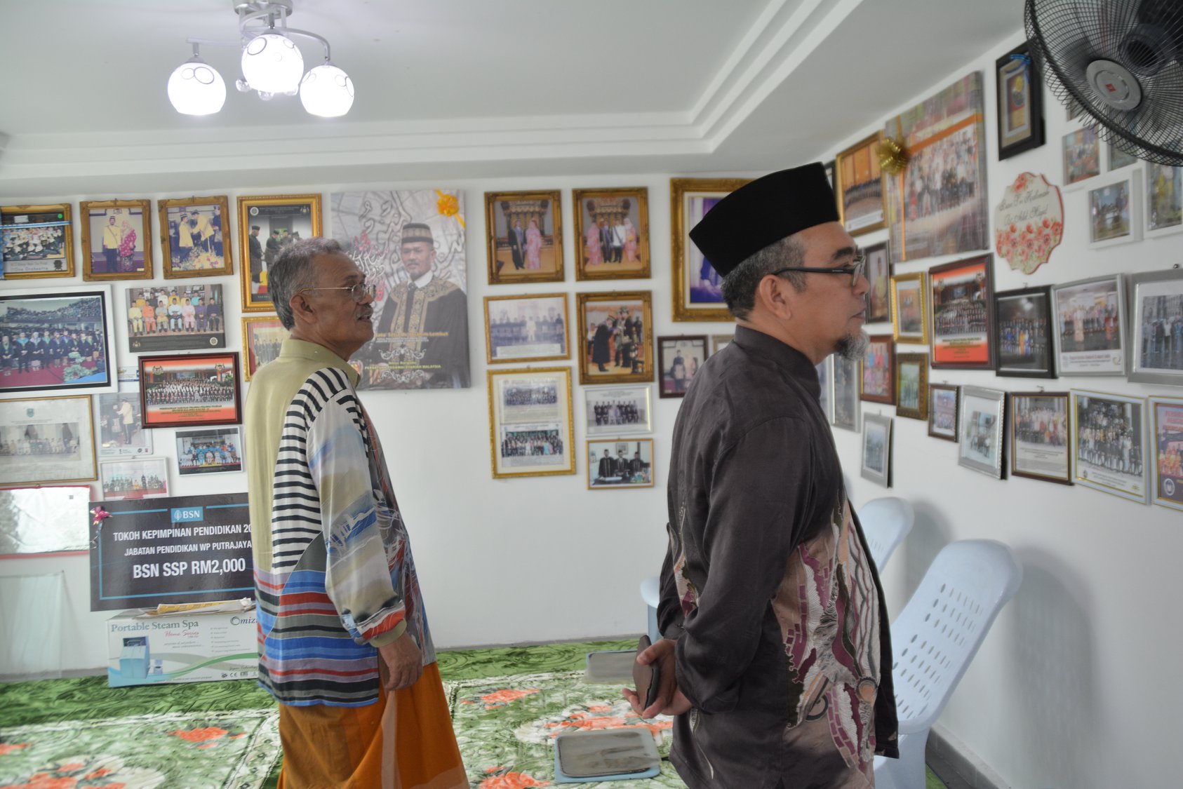 Kunjung Hormat KHS Negeri Melaka Ke Atas Mantan Ketua Pengarah JKSM Tan Sri Haji Ibrahim Bin Lembut